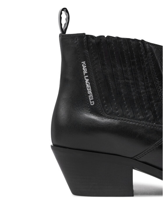 KARL LAGERFELD KARL LAGERFELD Členková obuv KL33244 Čierna
