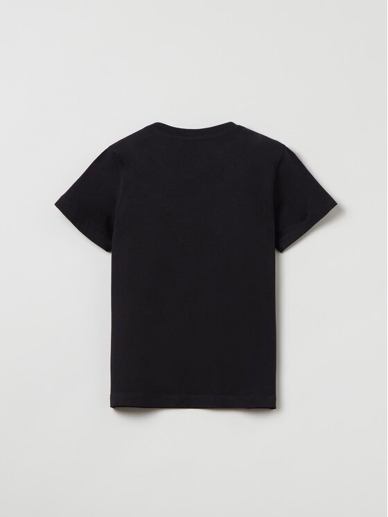 OVS OVS T-krekls LIGHTYEAR 1737871 Melns Regular Fit