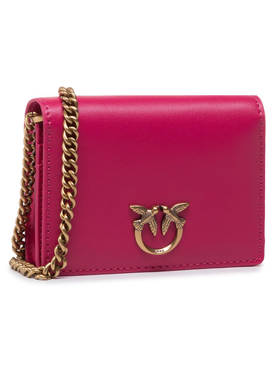 PINKO Pinko Handtasche Jolie Credit Card Holder Simply 2 PE 21 PLTT 1P225S Y6XT Rosa