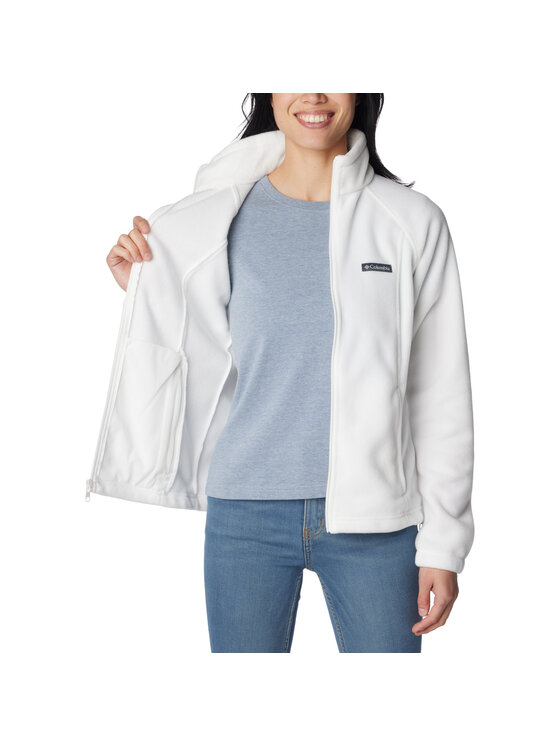 Columbia Columbia Polar Benton Springs Full Zip Fleece Biały Regular Fit