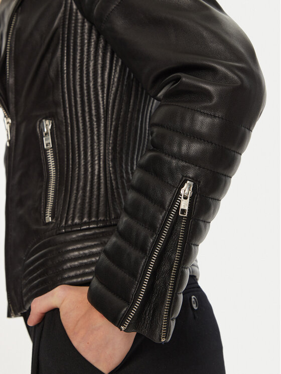 Serge Pariente Serge Pariente Giacca di pelle Hipster Girl Nero Regular Fit