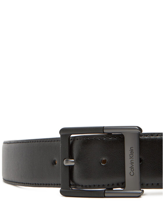 Calvin Klein Calvin Klein Moški pas Classic Buckle Belt 38Mm LV04D7012G Črna