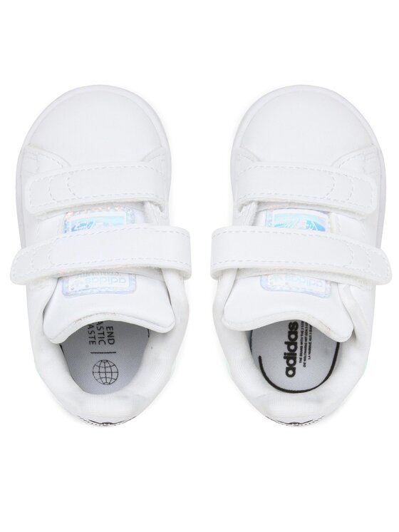 Chaussures basses bébé Enfant Adidas STAN SMITH CF I Blanc S 2