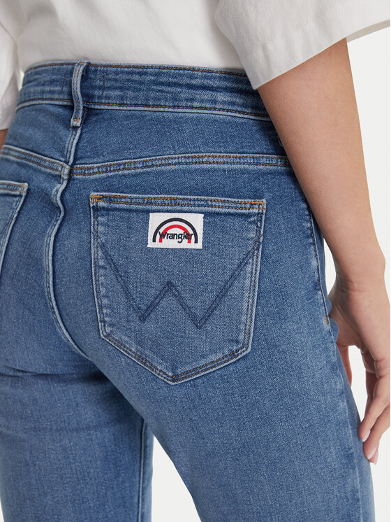 Wrangler Wrangler Jeansy 112332419 Niebieski Flare Fit