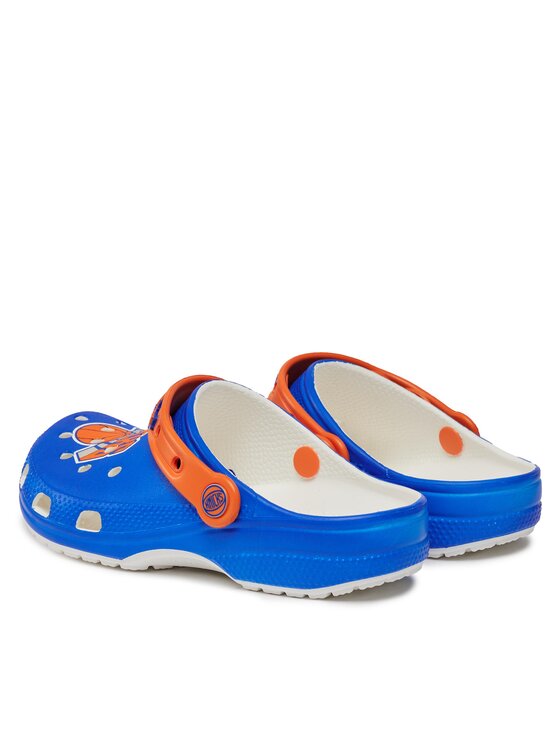Crocs Crocs Șlapi Crocs Classic Nba New York Knicks Clog 208862 Alb