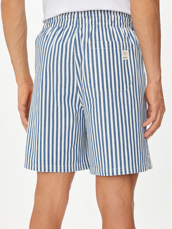 Mustang Mustang Stoffshorts Jim 1015277 Blau Regular Fit