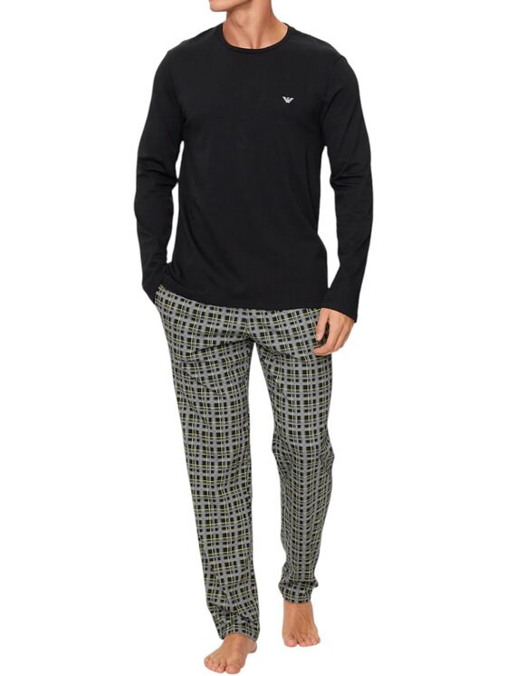 Emporio Armani Emporio Armani Pigiama pj set - Emporio Armani - new check Nero