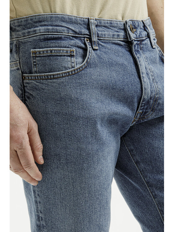 Cross Jeans Cross Jeans Jeansy C 132-152 Niebieski Straight Leg