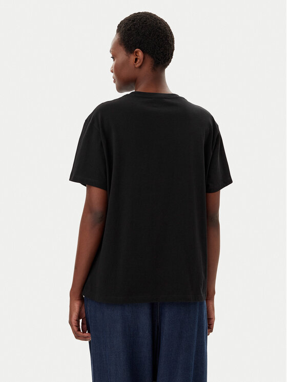 Liu Jo Liu Jo T-Shirt WA5230 JS904 Czarny Regular Fit