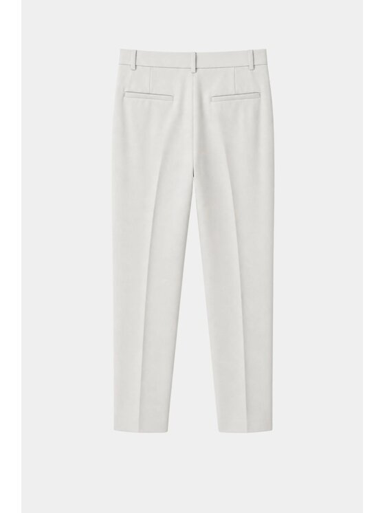 PINKO PINKO Spodnie materiałowe Bello Biały Regular Fit
