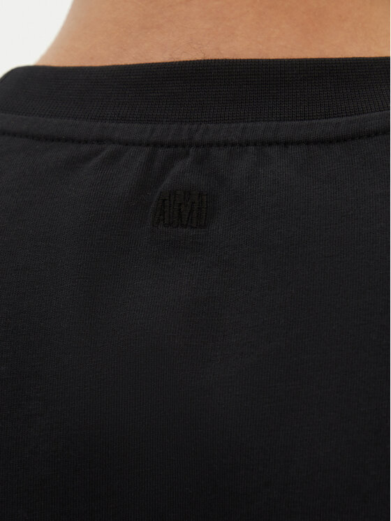 AMI PARIS AMI PARIS T-krekls BFUTS003.724 Melns Regular Fit