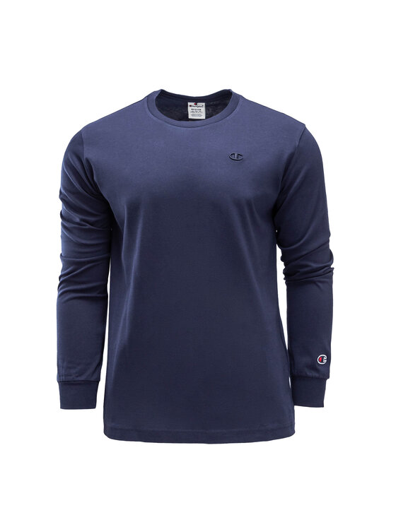 Champion Champion Longsleeve 219071-BS538-NVB_L Granatowy Regular Fit