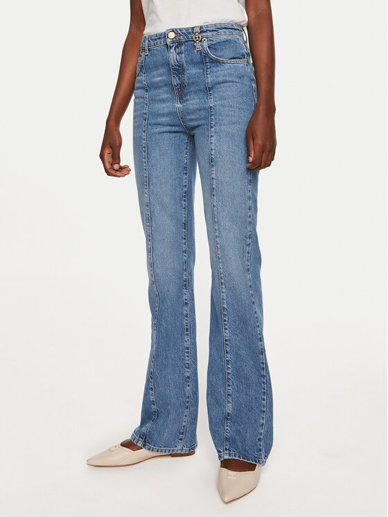 TWINSET TWINSET Džinsai 242TP2563 Mėlyna Straight Fit