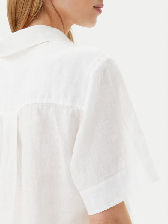 Tommy Hilfiger Tommy Hilfiger Риза WW0WW44720 Бял Relaxed Fit