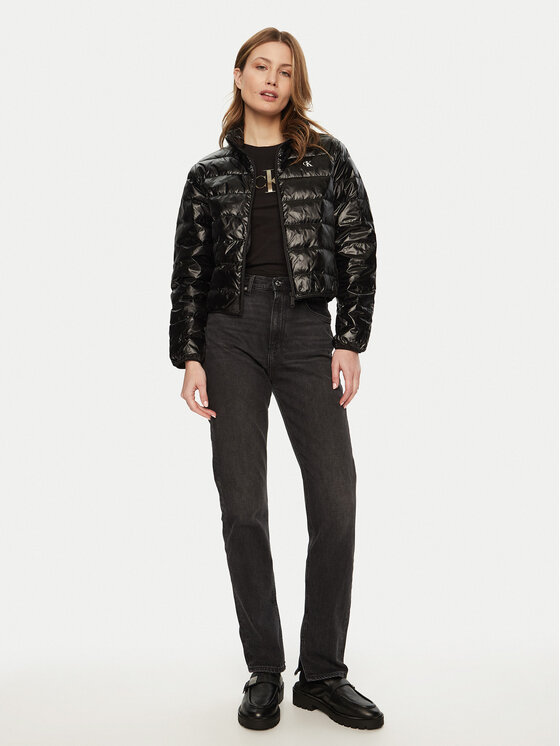 Calvin Klein Jeans Calvin Klein Jeans Pehelykabát J20J224698 Fekete Regular Fit