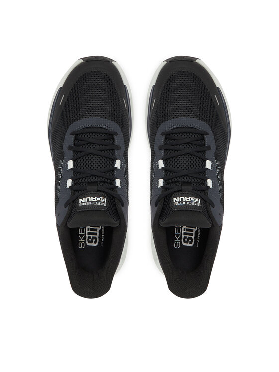 Skechers Skechers Skriešanas apavi Max Cushioning Glide-Step 220422 BKGY Melns
