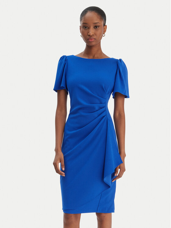 DKNY DKNY Coctailkleid DD6A1959 Blau Slim Fit