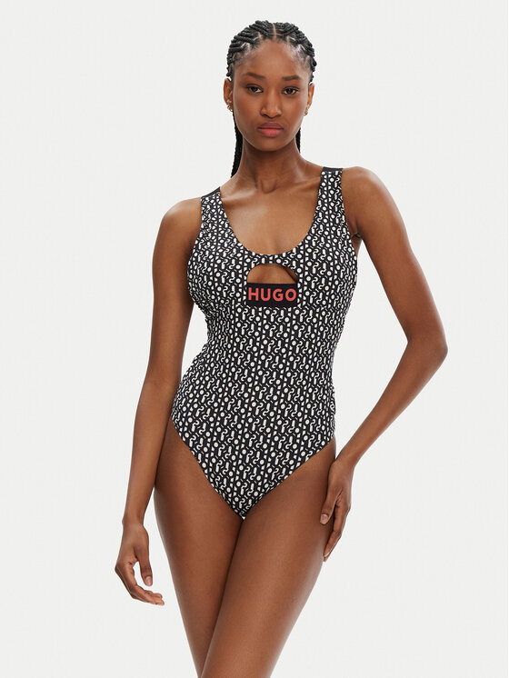 HUGO HUGO Ujumistrikoo Monogram 50534966 Must