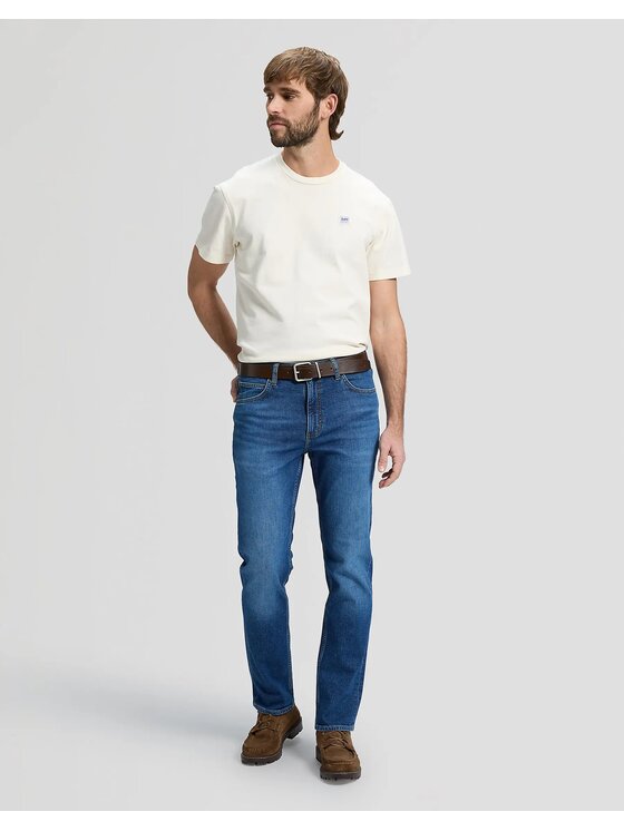 Lee Lee Jeansy RIDER Niebieski Slim Fit