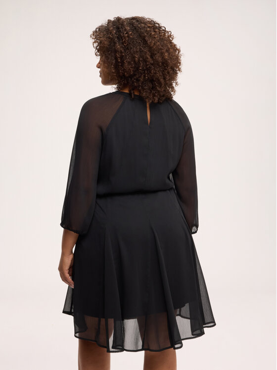 Fiorella Rubino Fiorella Rubino Vestito da giorno 7080L001276N033 Nero A-Line Fit