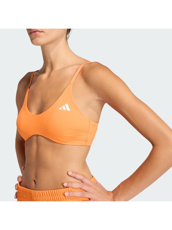 adidas adidas Biustonosz sportowy 159349 Pomarańczowy