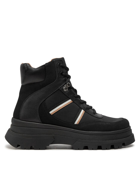 BOSS Boss Schnürstiefeletten Foster LUBootie NYSD 50523507 Schwarz
