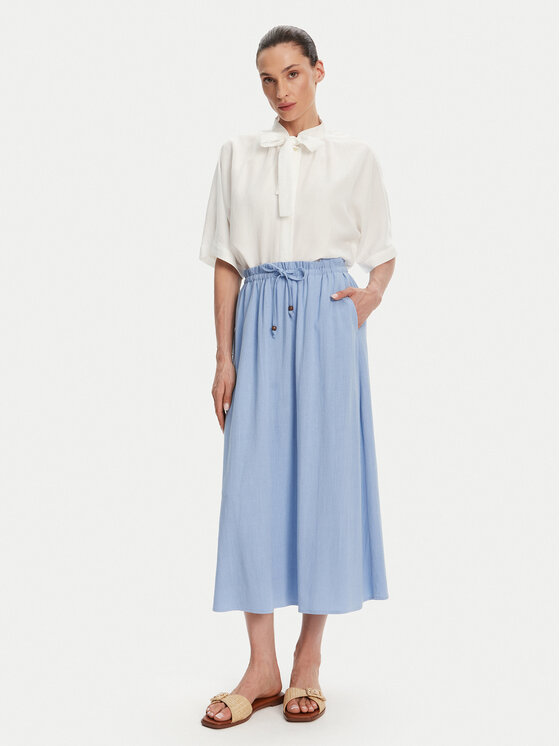 ONLY ONLY Fustă midi Solvi 15338678 Albastru celest Regular Fit