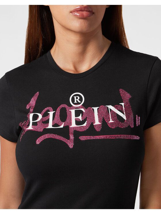 PHILIPP PLEIN PHILIPP PLEIN T-shirt 4719 Rosa Skin Tight Fit