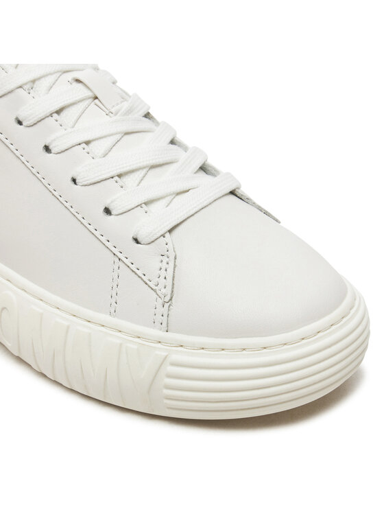 Tommy Jeans Sneakers Tjw Fancy Leather Cupsole EN0EN02575 Ecru Modivo