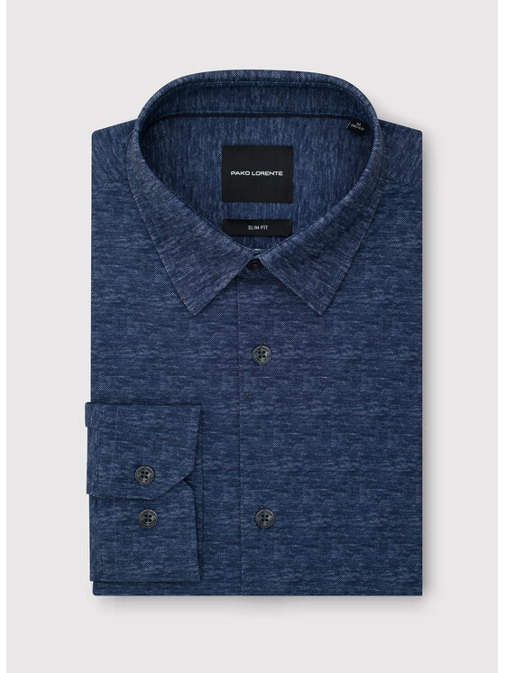 Pako Lorente Pako Lorente Koszula P26SF-1X-066 Granatowy Slim Fit