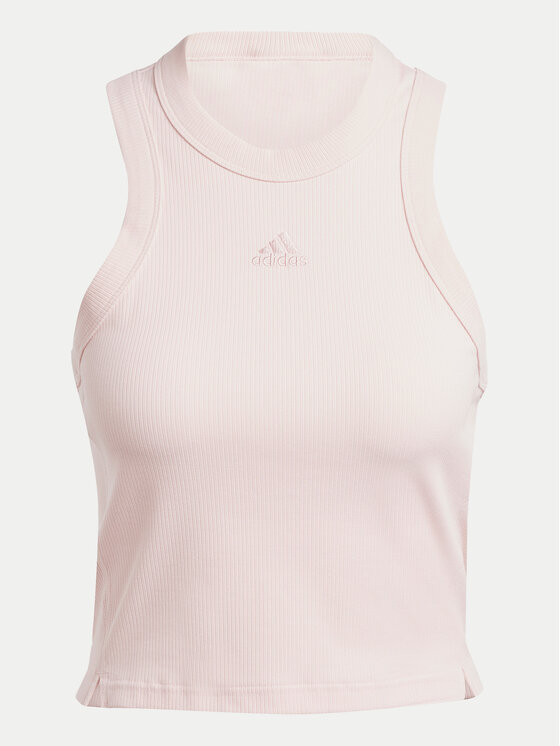 adidas adidas Top Lounge IY6735 Ružičasta Slim Fit