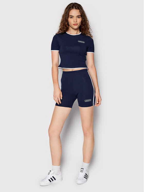 adidas adidas Športne kratke hlače HL6562 Mornarsko modra Tight Fit