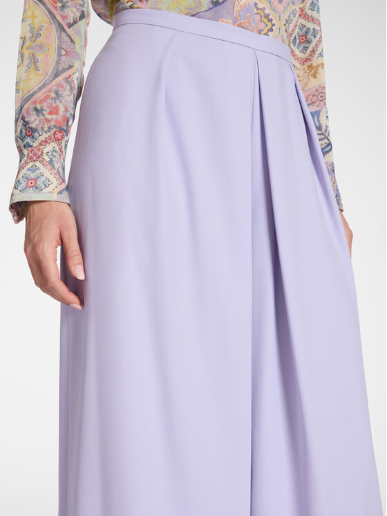 Elena Mirò Elena Mirò Spodnie materiałowe P022P000473N0A9 Fioletowy Regular Fit