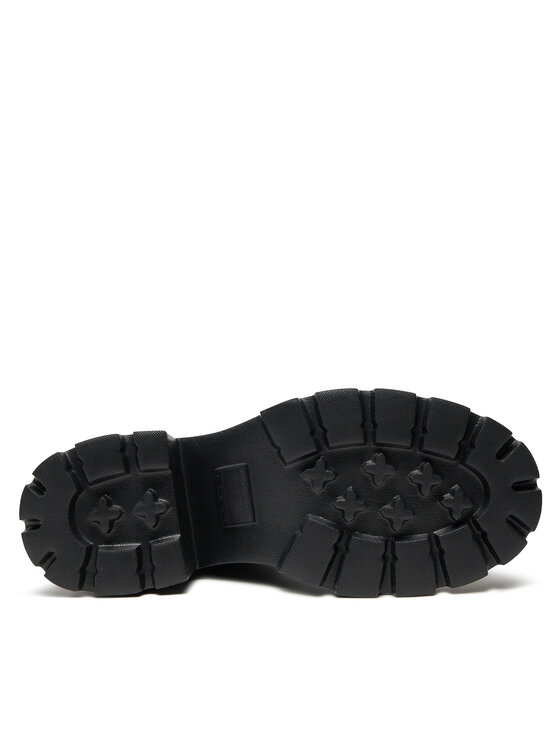 Tommy Jeans Tommy Jeans Ботильйони Tjw Mid Heel Boot Mix Media EN0EN02556 Чорний