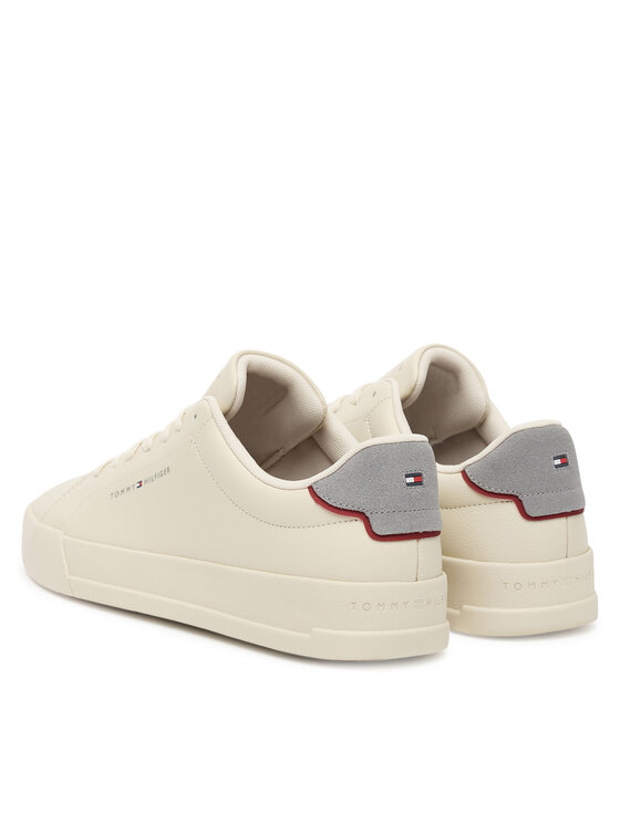 Tommy Hilfiger Tommy Hilfiger Сникърси Th Court Detail Ess FM0FM05367 Екрю