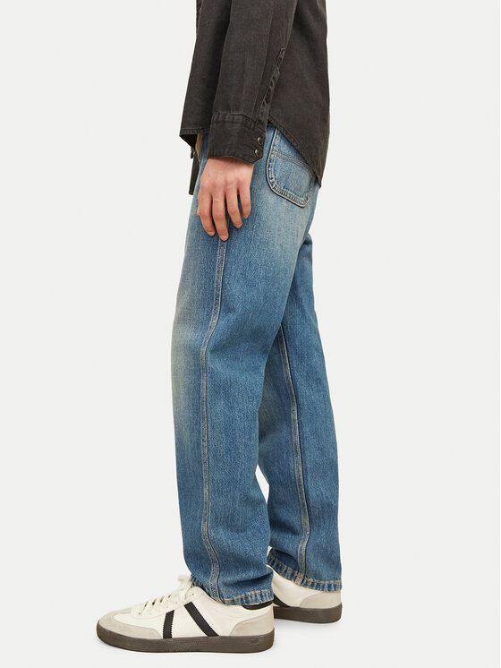 Jack&Jones Junior Jack&Jones Junior Jeans hlače Chris 12262182 Modra Relaxed Fit