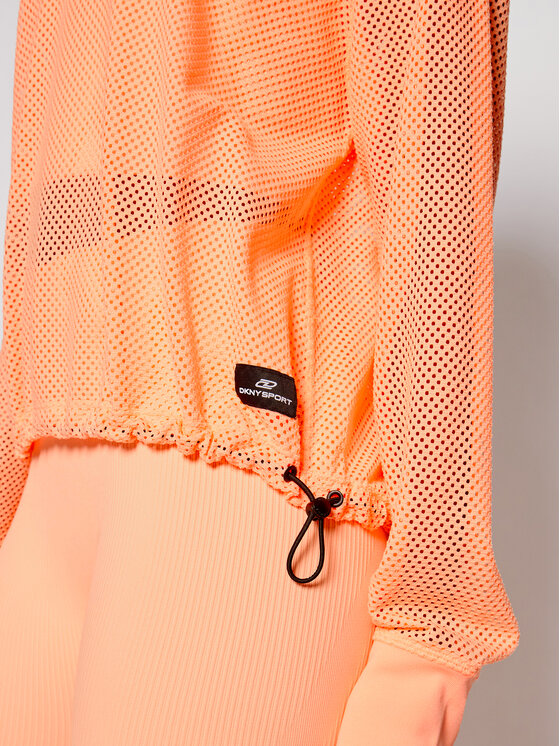 Felpa DP1T7962 Arancione Regular Fit