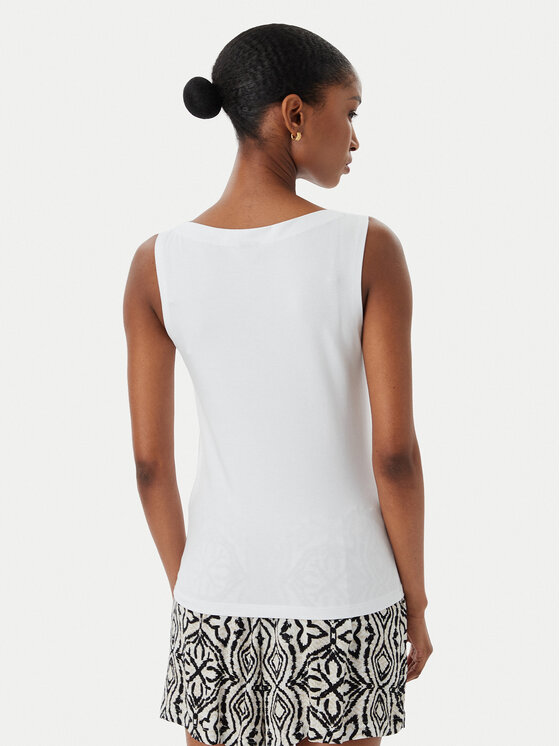 Vero Moda Vero Moda Top Panda 10314416 Alb Slim Fit