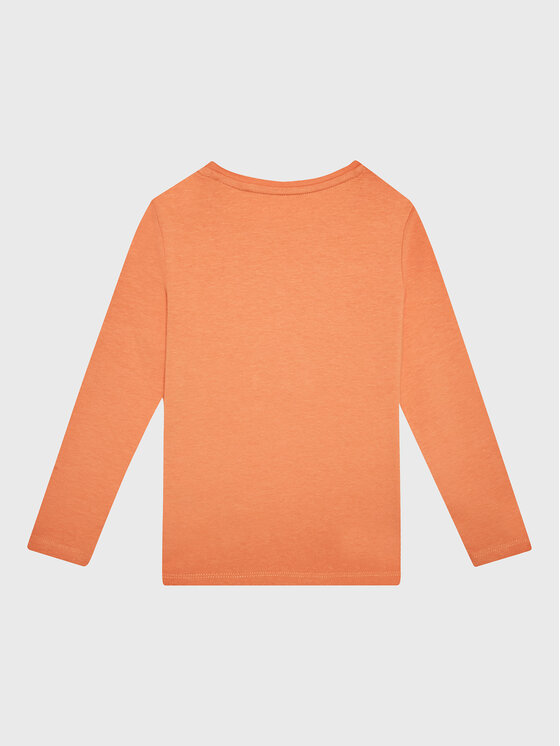Guess Guess Bluza J2YI50 K6YW1 Oranžna Regular Fit