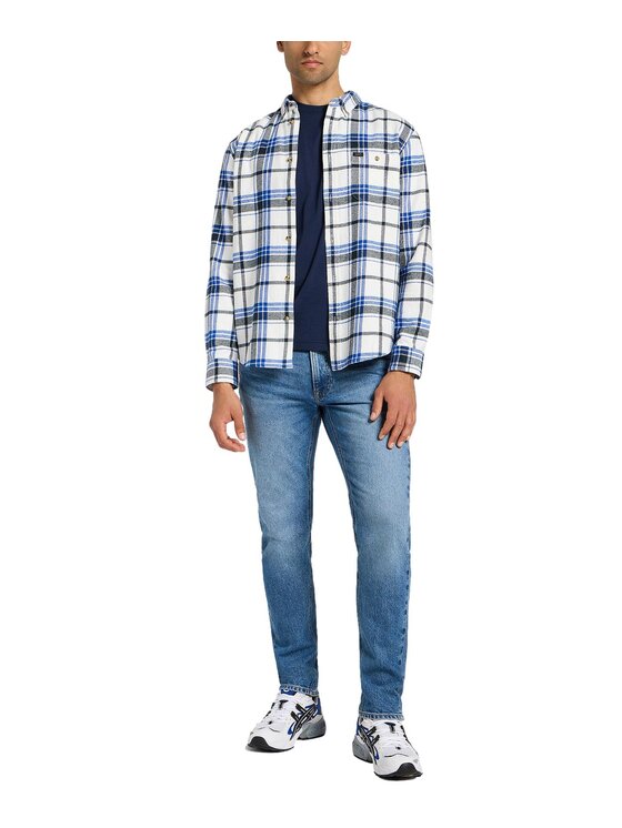 Lee Lee Koszula 112355646 Biały Relaxed Fit