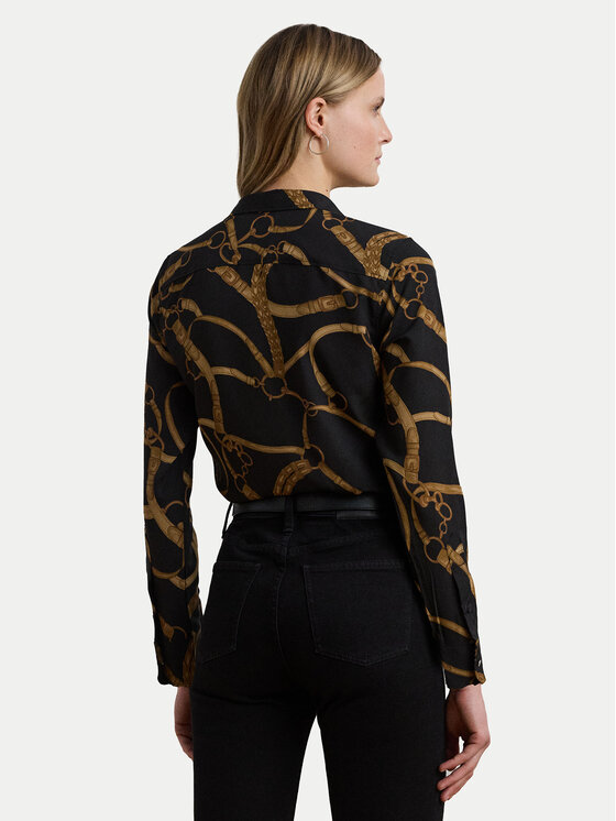 LAUREN RALPH LAUREN LAUREN RALPH LAUREN Сорочка 200970823001 Чорний Classic Fit