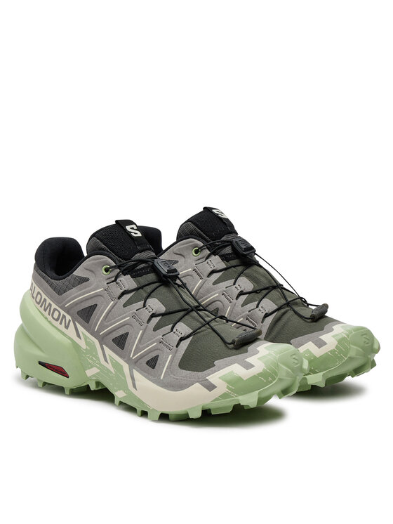 Salomon Salomon Buty do biegania Speedcross 6 L47582000 Szary
