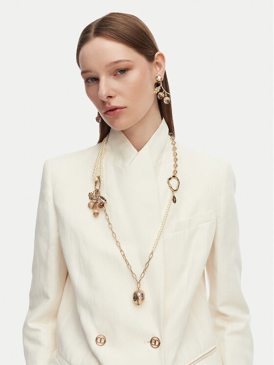 Weekend Max Mara Weekend Max Mara Komplekti kuuluvad kaelakee ja rõngad 2615751104650 Kuldne