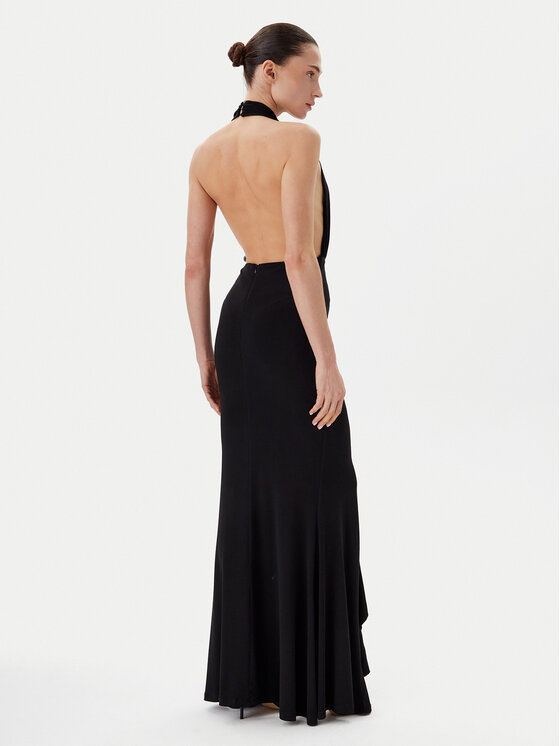 Eleh Eleh Večerní šaty ESS250194 Černá Regular Fit