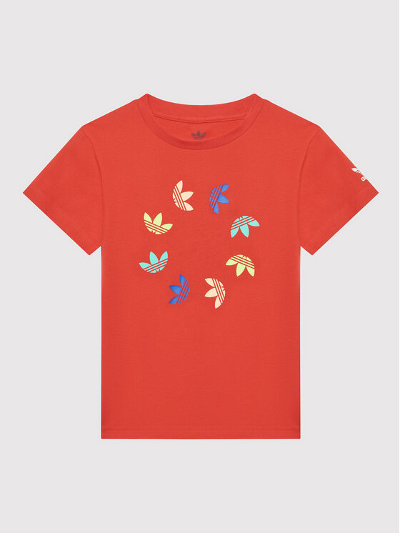 T-shirt adicolor HF2132 Rosso Regular Fit