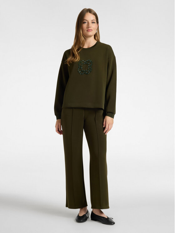 Elena Mirò Elena Mirò Bluza G809Z000680N035 Zielony Regular Fit