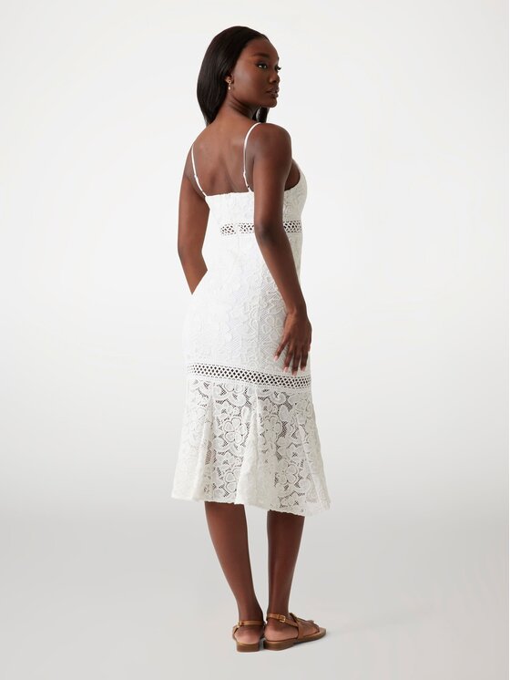 Guess Guess Každodenní šaty 174551 Bílá Classic Fit