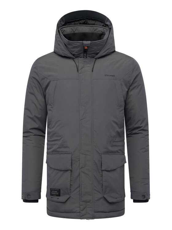 Stone Harbour Stone Harbour Kurtka zimowa Wadiim Szary Regular Fit