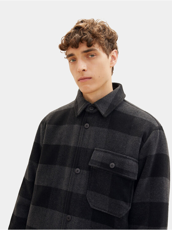 Tom Tailor Denim Tom Tailor Denim Преходно яке 1038860 Черен Regular Fit