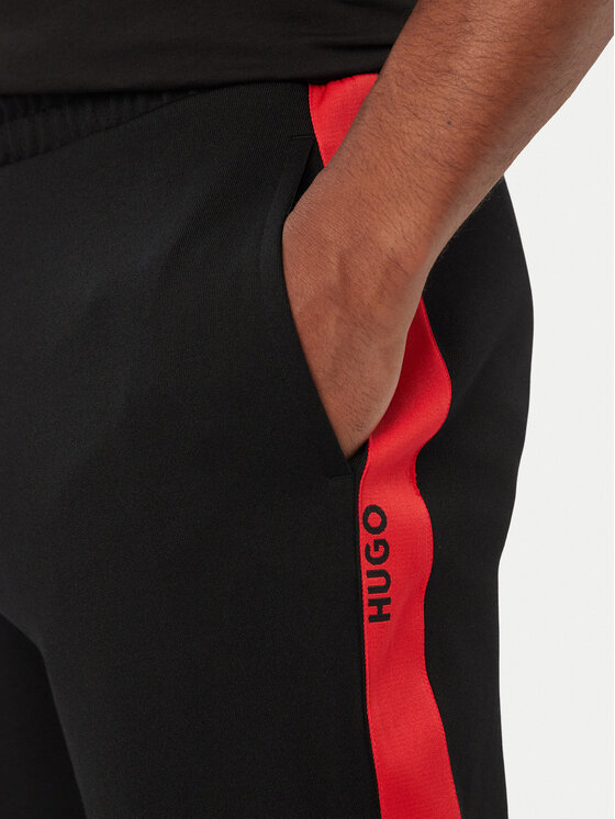 HUGO HUGO Donji dio trenerke Dolos 50551351 Crna Relaxed Fit